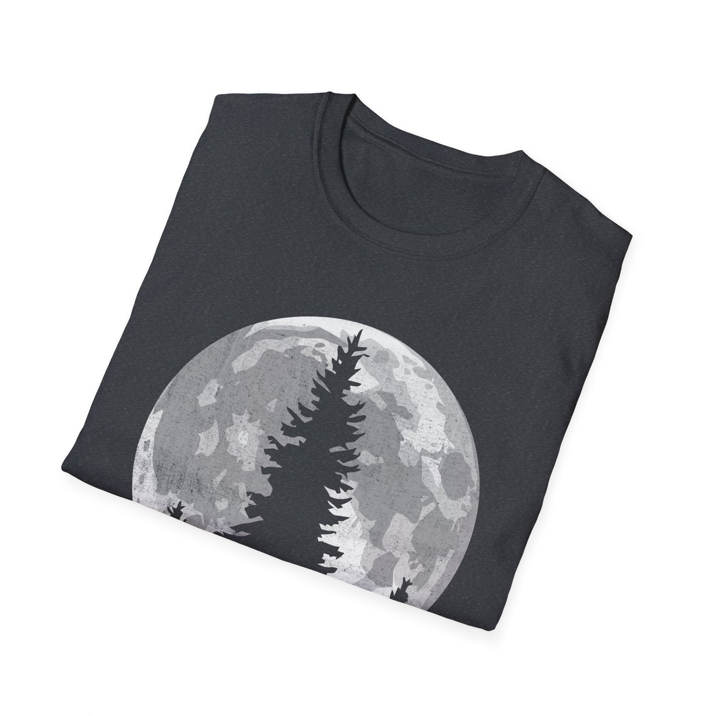 Moon Outdoor Trees Hikers T-Shirt