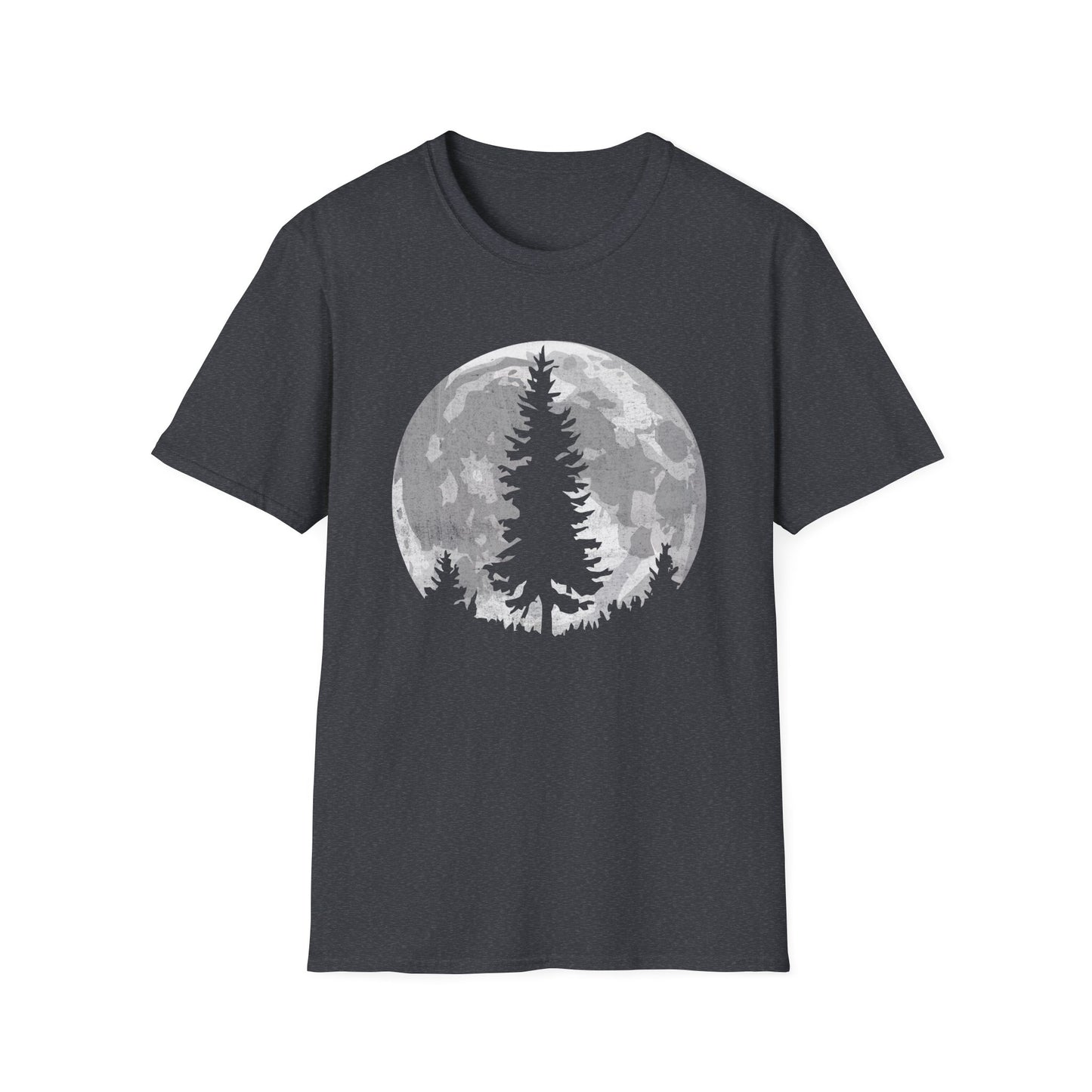 Moon Outdoor Trees Hikers T-Shirt