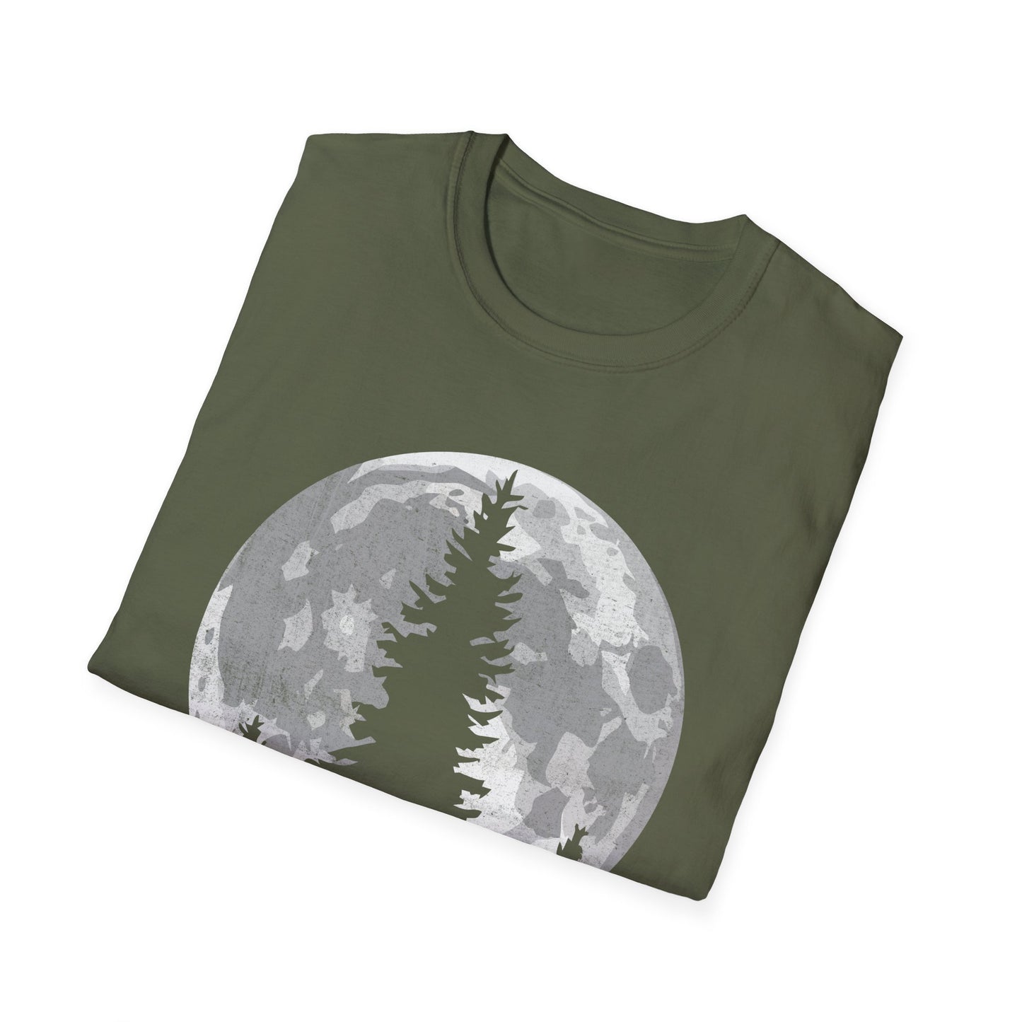 Moon Outdoor Trees Hikers T-Shirt