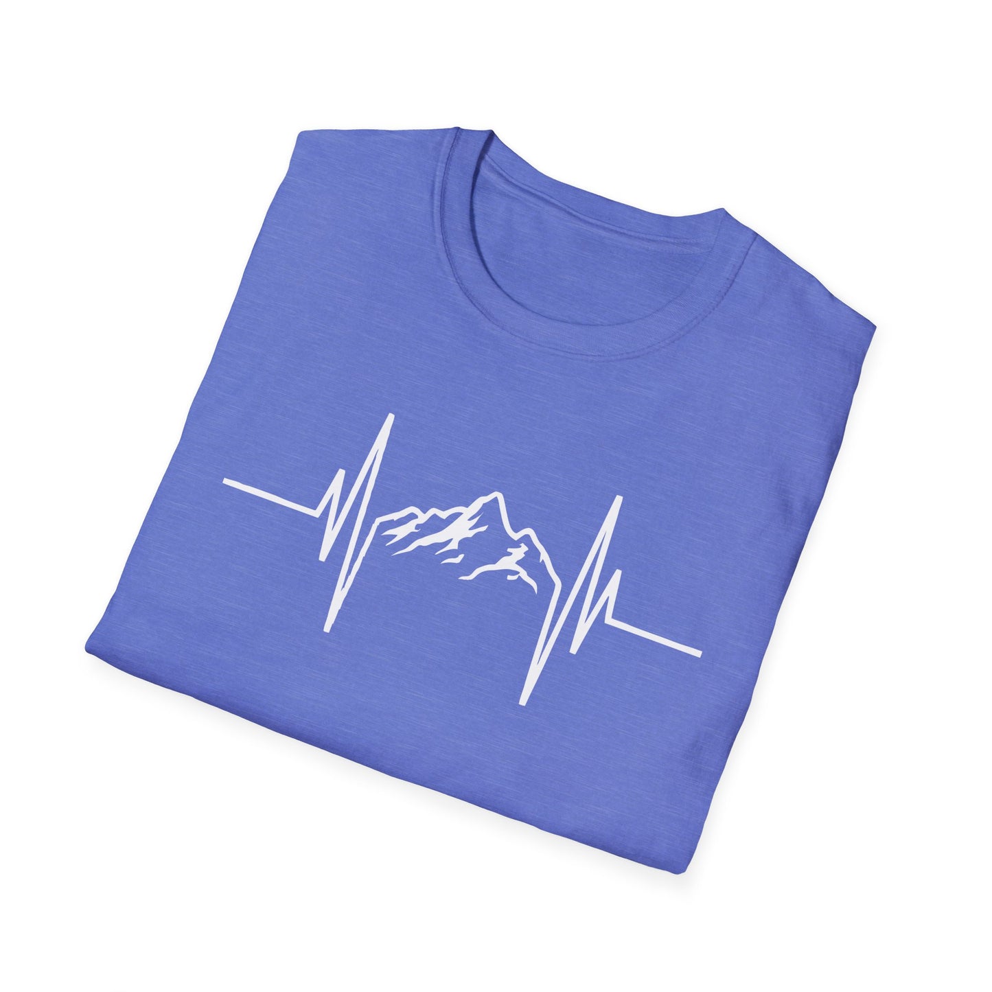 Mountains Hiking Heartbeat Hiker Adventures V2 T-Shirt