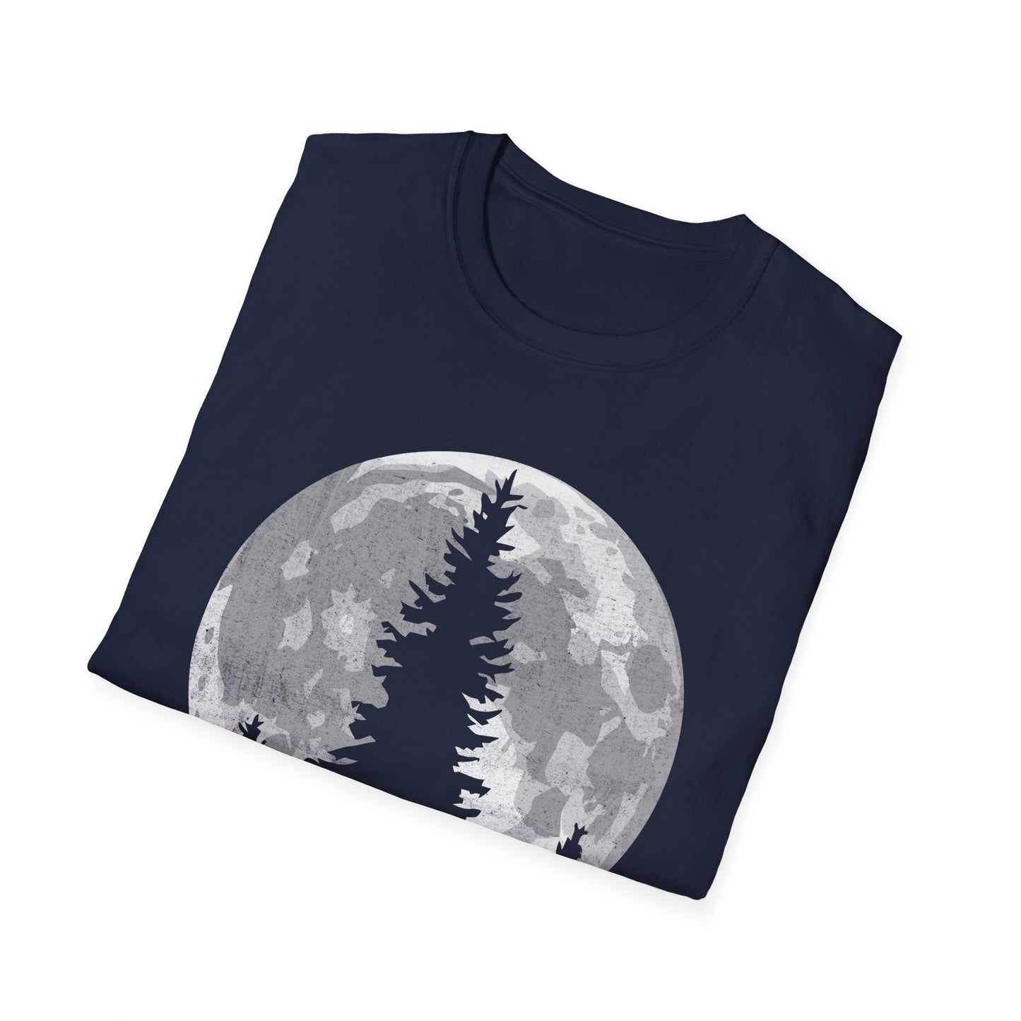 Moon Outdoor Trees Hikers T-Shirt