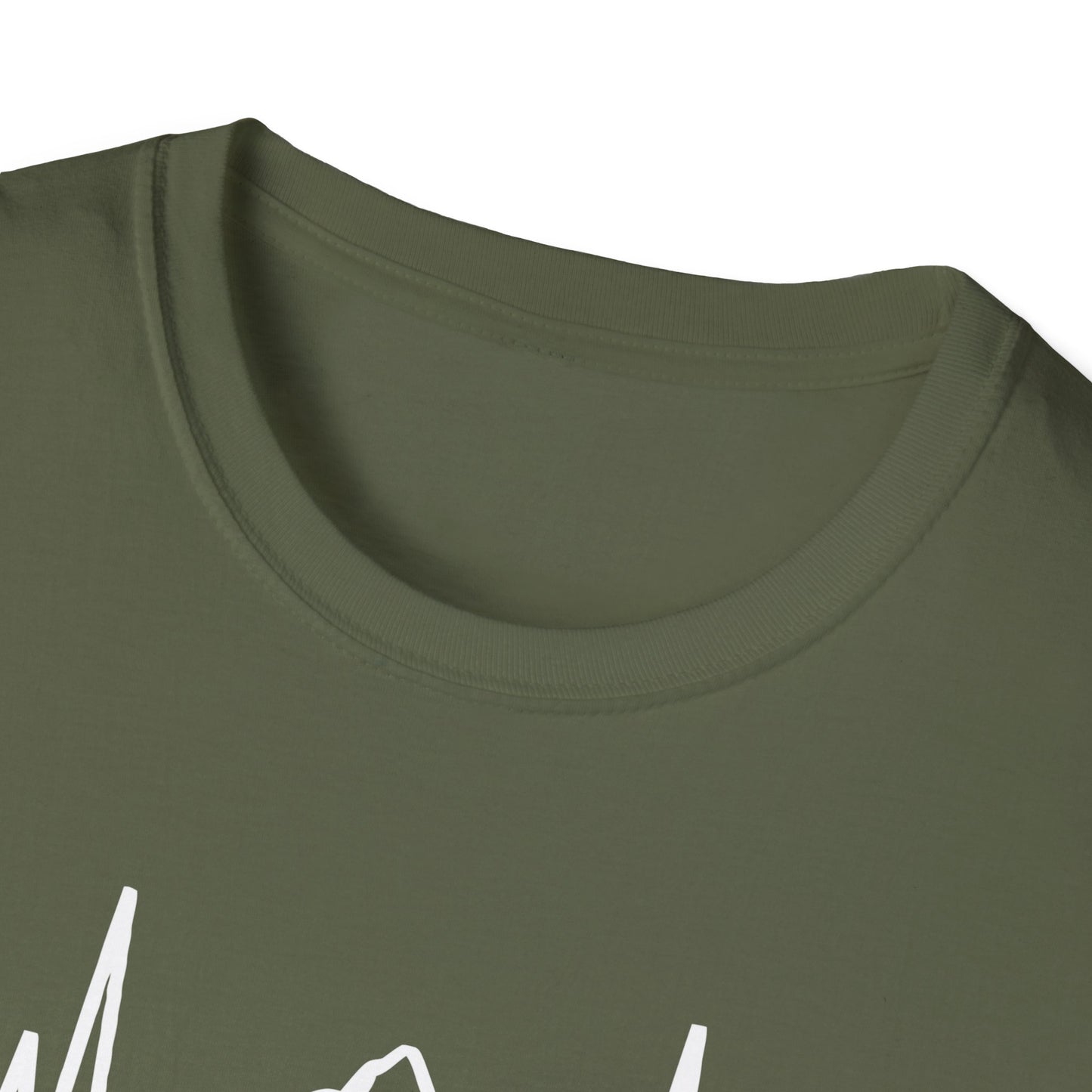 Mountains Hiking Heartbeat Hiker Adventures V2 T-Shirt