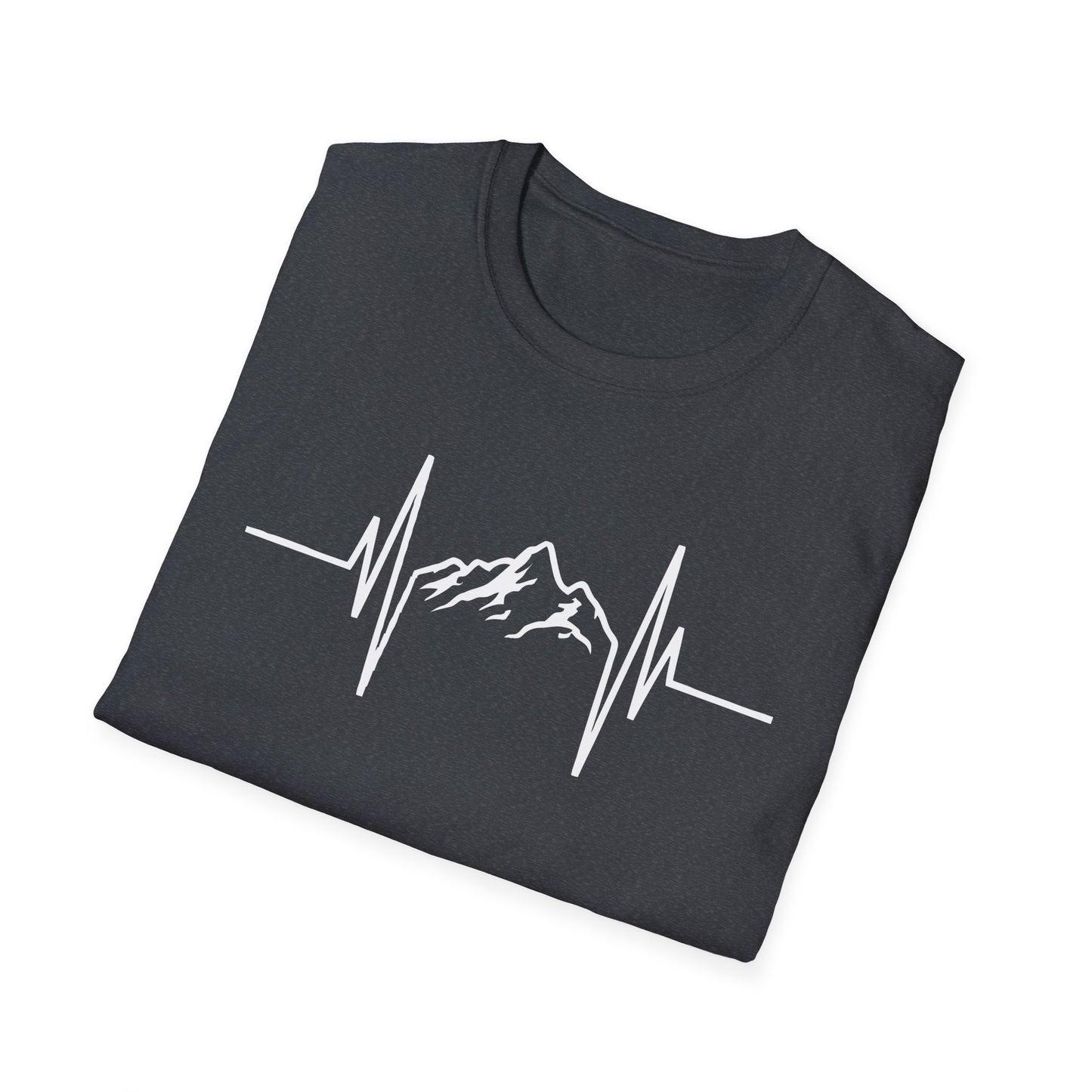 Mountains Hiking Heartbeat Hiker Adventures V2 T-Shirt