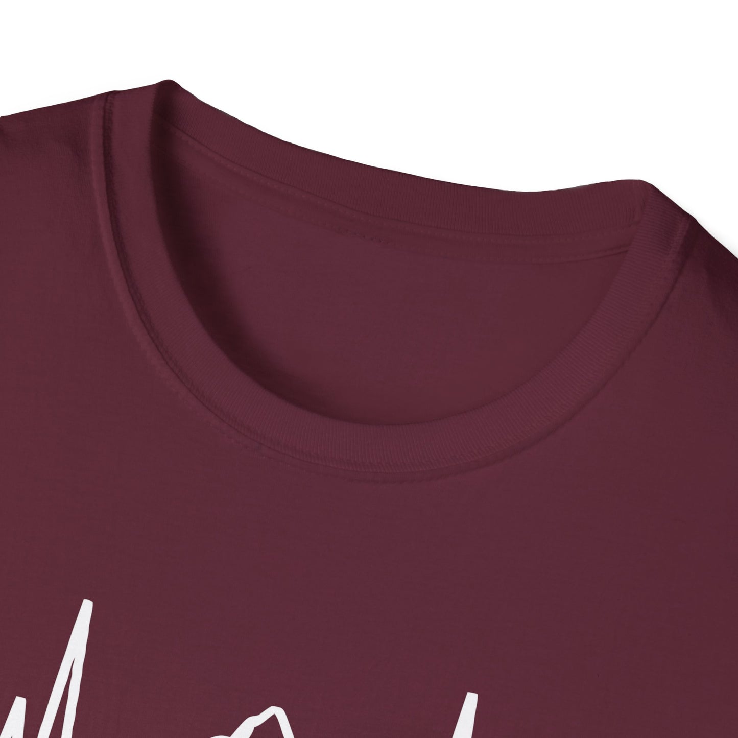 Mountains Hiking Heartbeat Hiker Adventures V2 T-Shirt