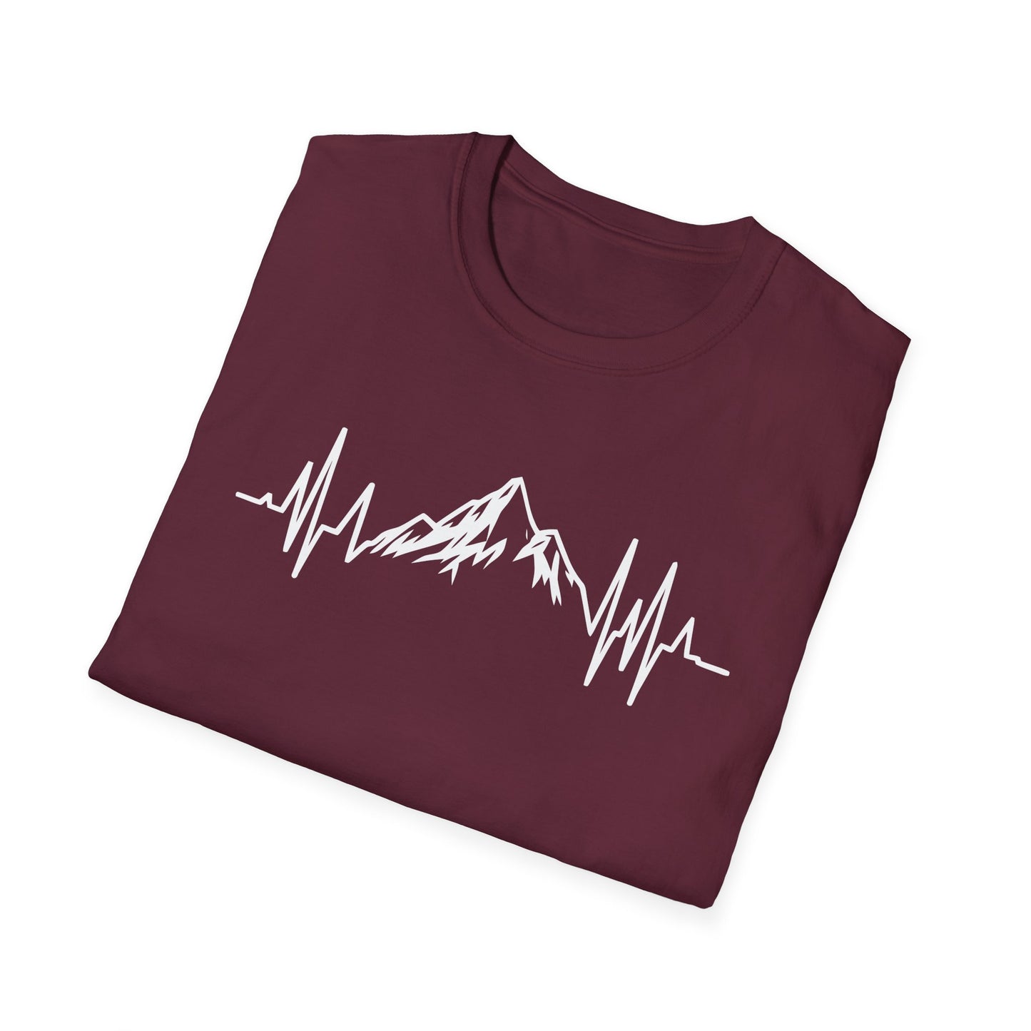 Mountains Hiking Heartbeat Hiker Adventures V1 T-Shirt