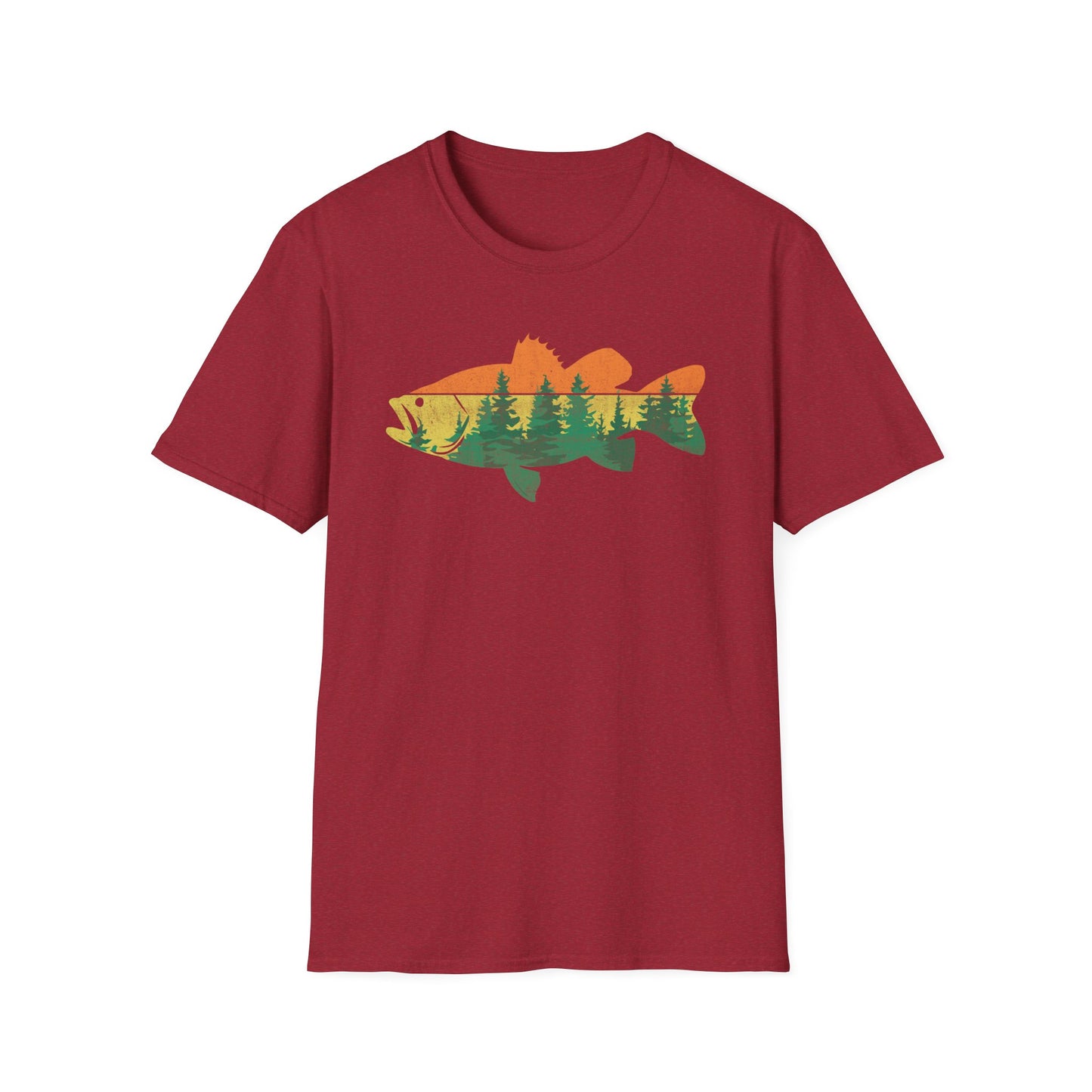 Fly Fishing Outdoor Forest Nature Fisherman Wildlife V1 T-Shirt