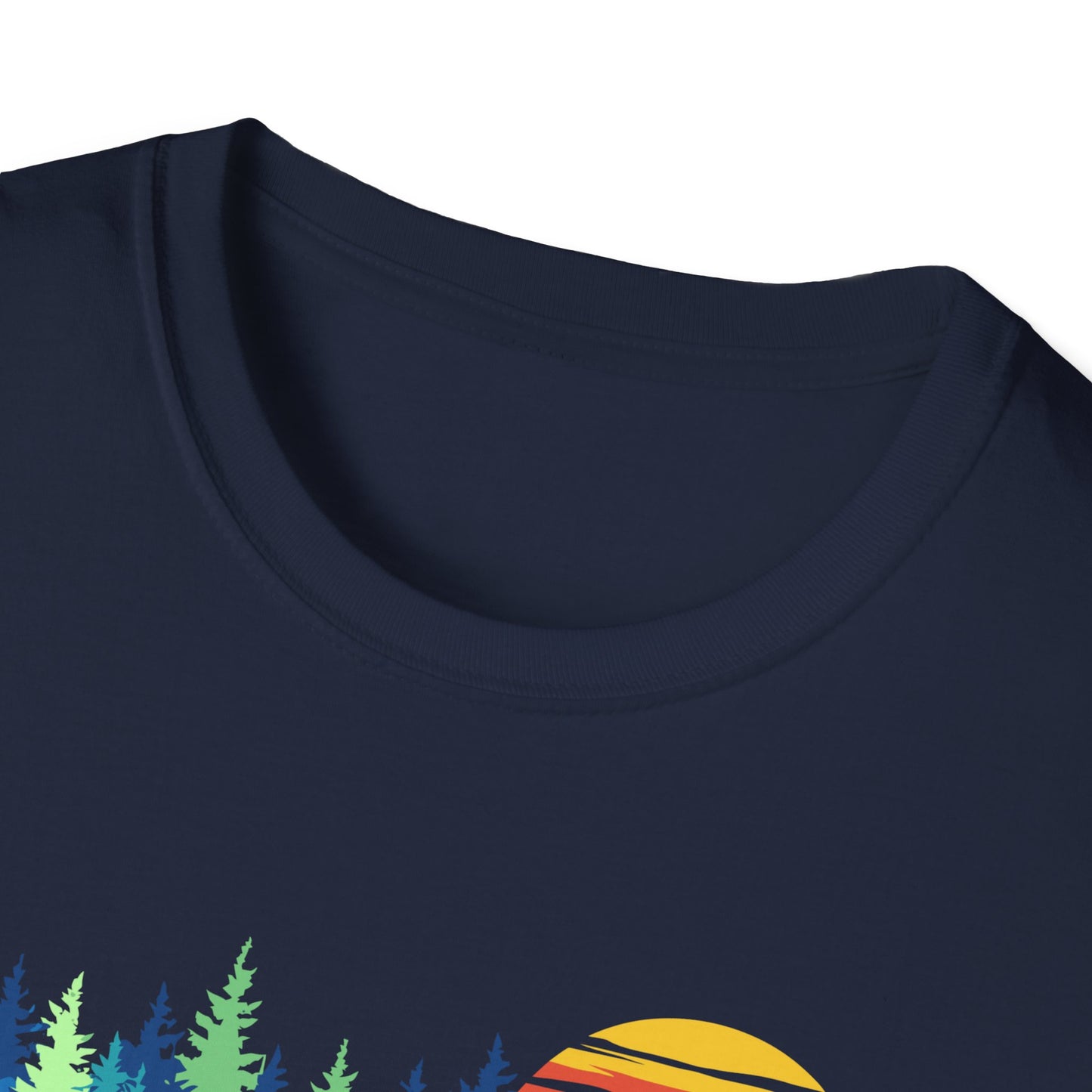 Retro Vintage Sunset Outdoor Forest V1 T-Shirt