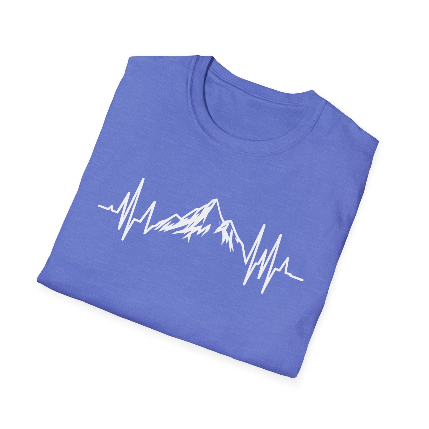 Mountains Hiking Heartbeat Hiker Adventures V1 T-Shirt