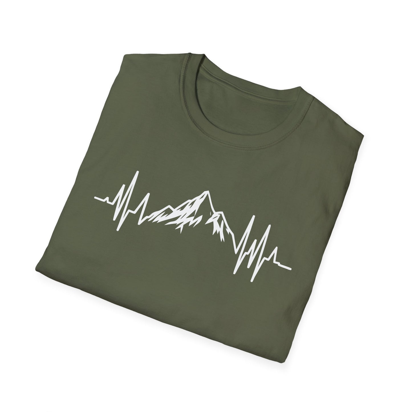 Mountains Hiking Heartbeat Hiker Adventures V1 T-Shirt