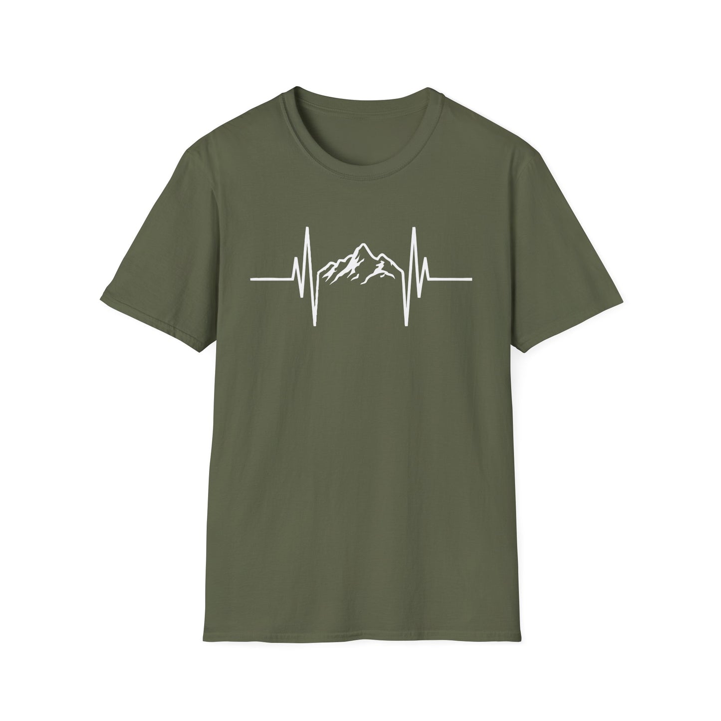 Mountains Hiking Heartbeat Hiker Adventures V2 T-Shirt