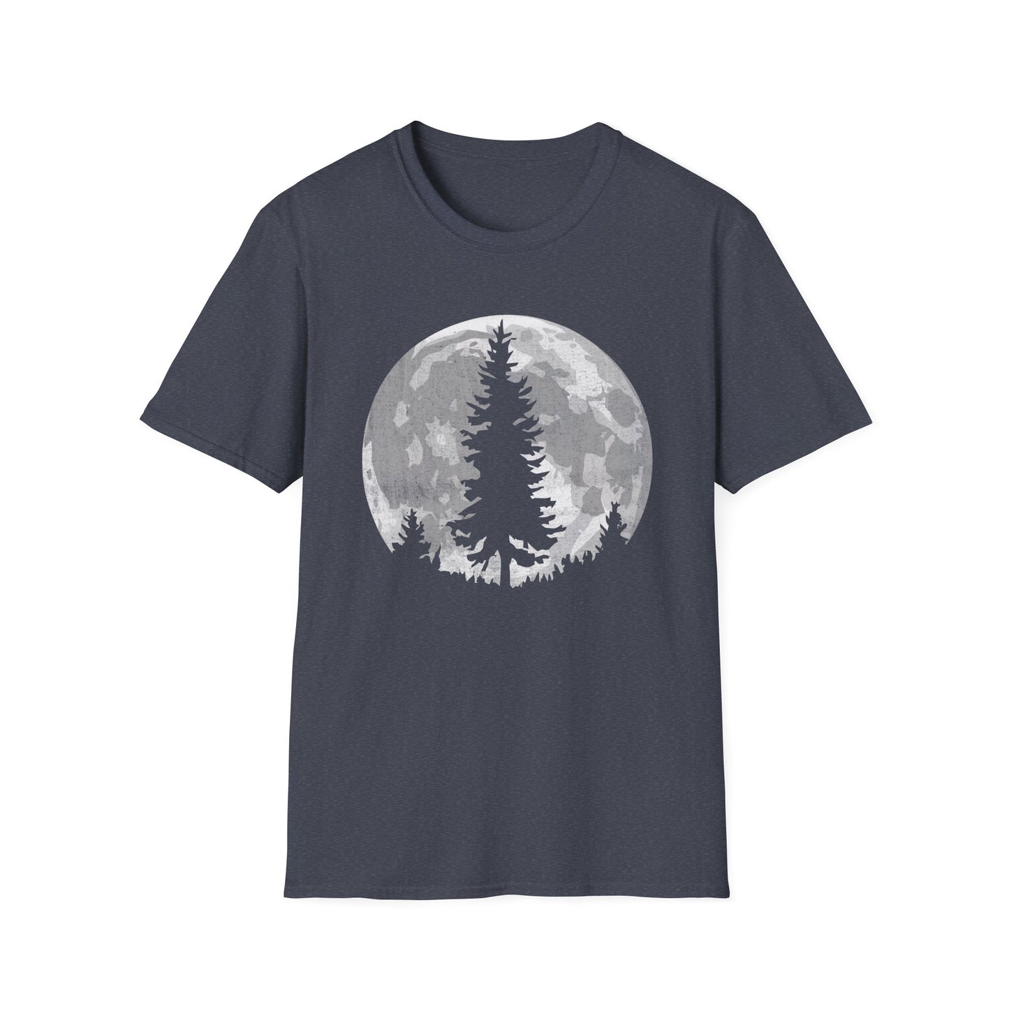 Moon Outdoor Trees Hikers T-Shirt