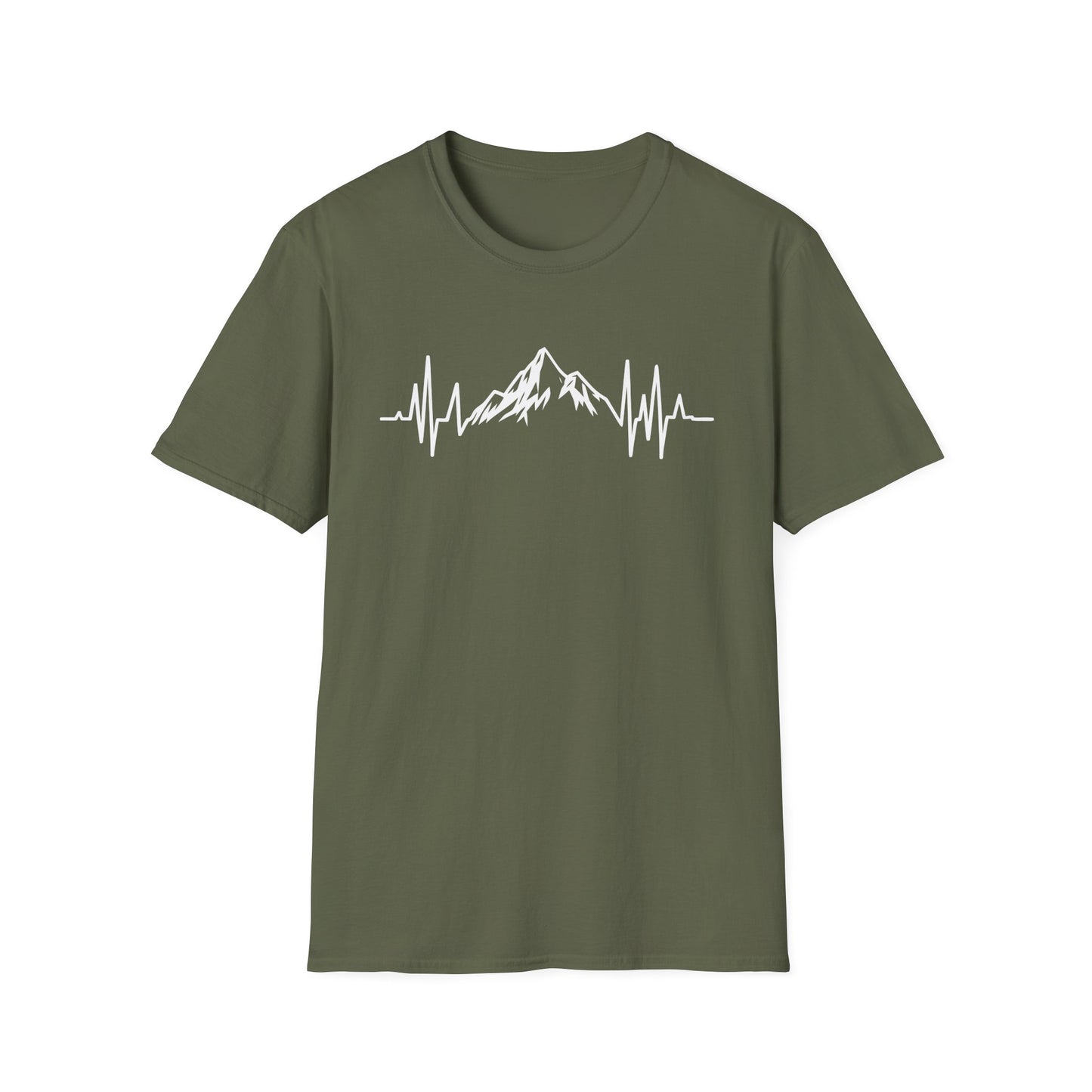 Mountains Hiking Heartbeat Hiker Adventures V1 T-Shirt