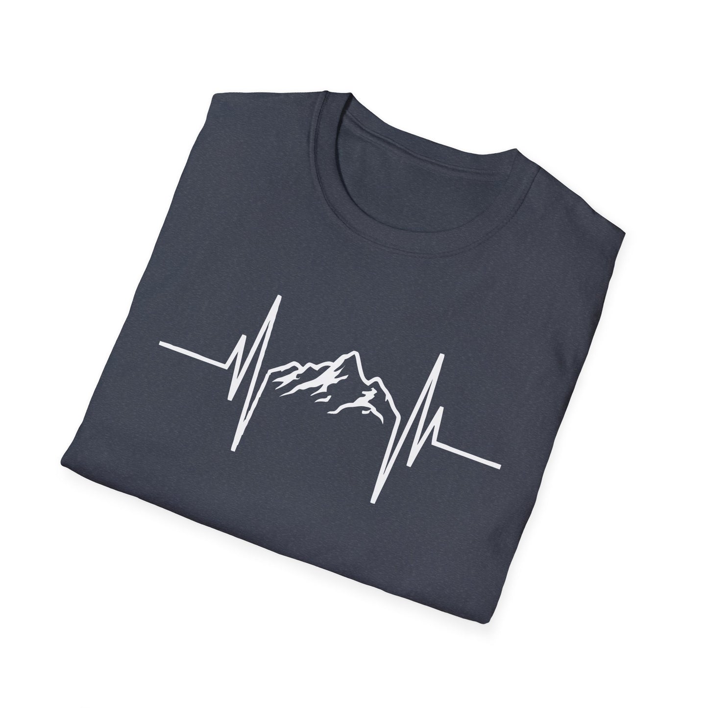 Mountains Hiking Heartbeat Hiker Adventures V2 T-Shirt
