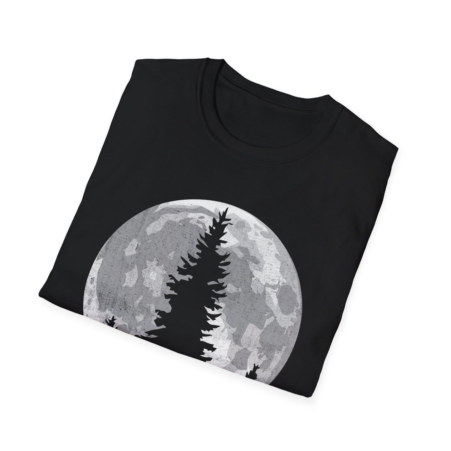 Moon Outdoor Trees Hikers T-Shirt