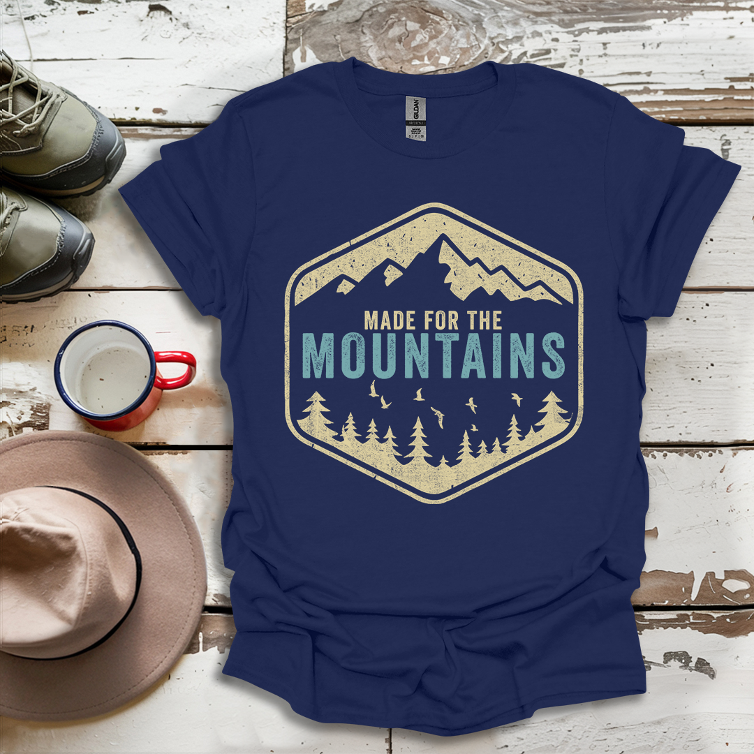 Hiking Outdoor Nature Made For The Mountains V2 T-Shirt