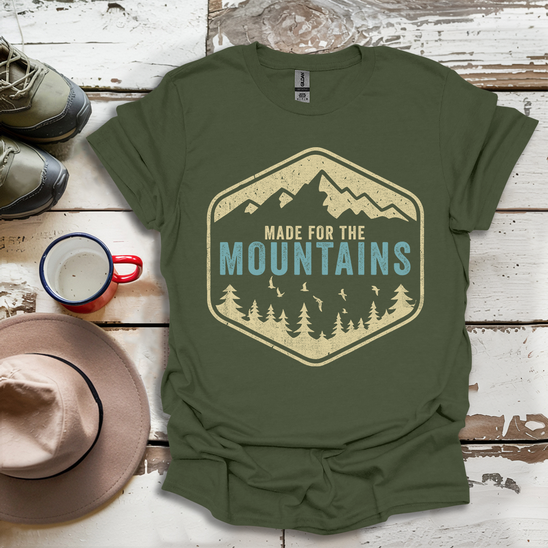 Hiking Outdoor Nature Made For The Mountains V2 T-Shirt