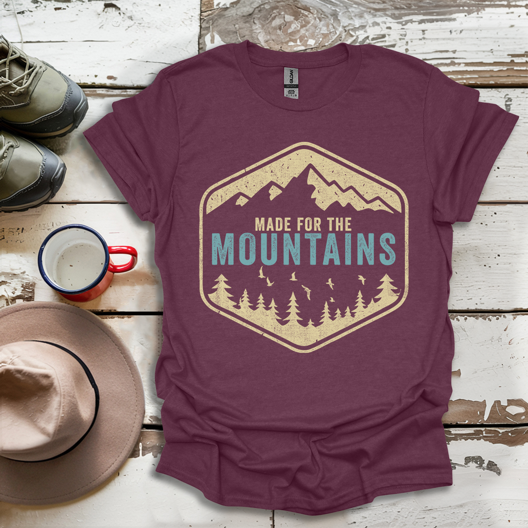 Hiking Outdoor Nature Made For The Mountains V2 T-Shirt