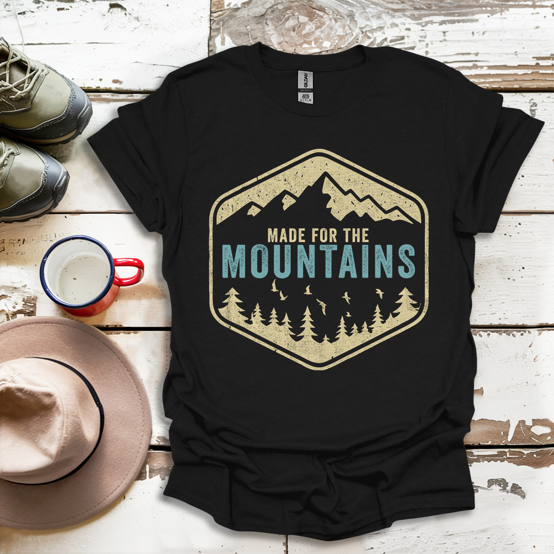 Hiking Outdoor Nature Made For The Mountains V2 T-Shirt