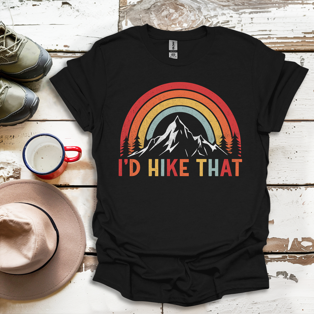 Retro Vinatge Outdoor Nature I'd Hike That V3 T-Shirt