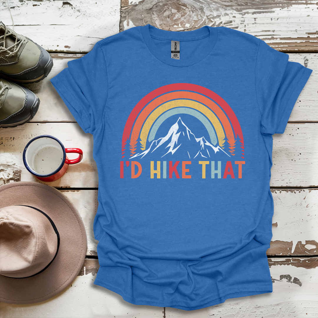 Retro Vinatge Outdoor Nature I'd Hike That V3 T-Shirt