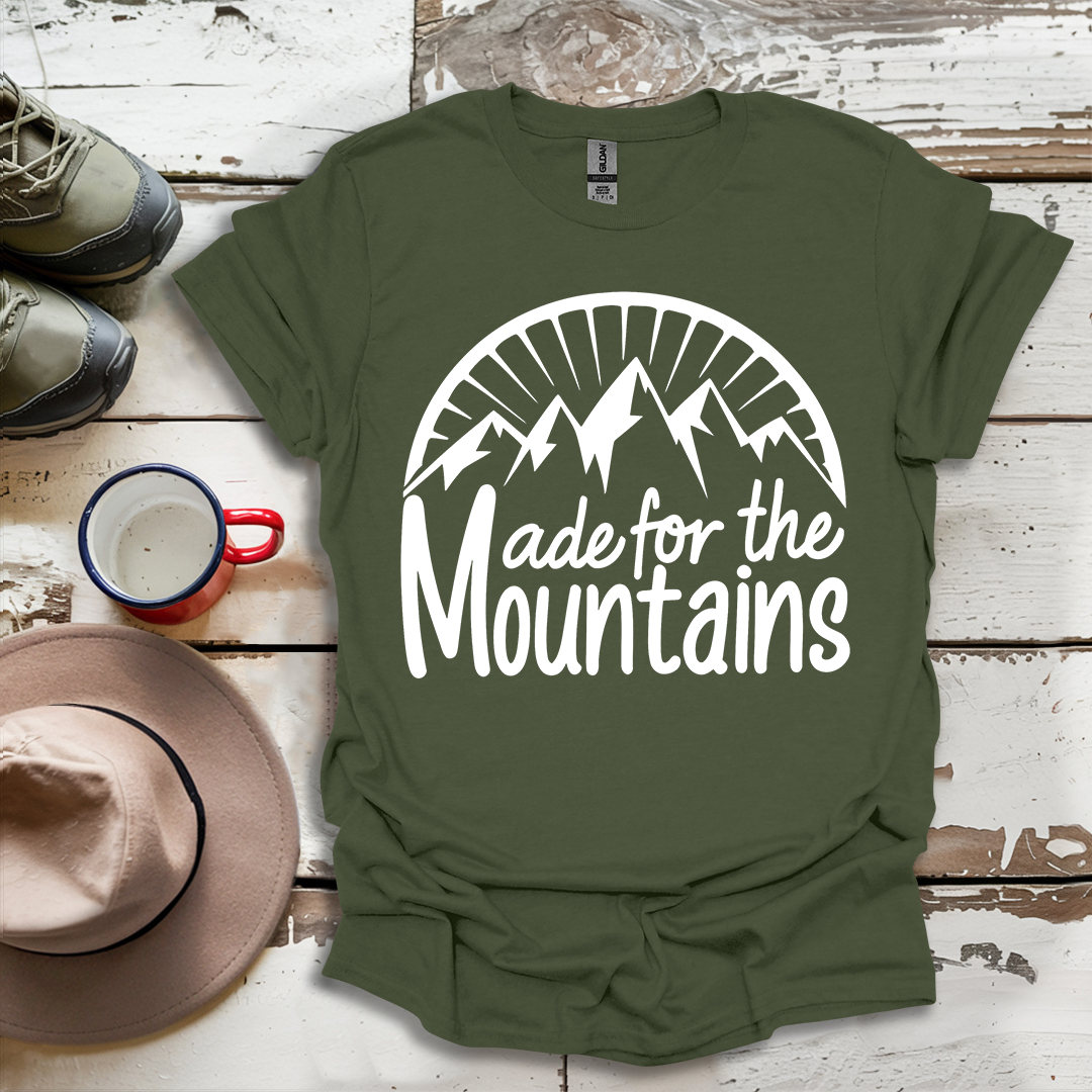 Hiking Outdoor Nature Made For The Mountains V6 T-Shirt