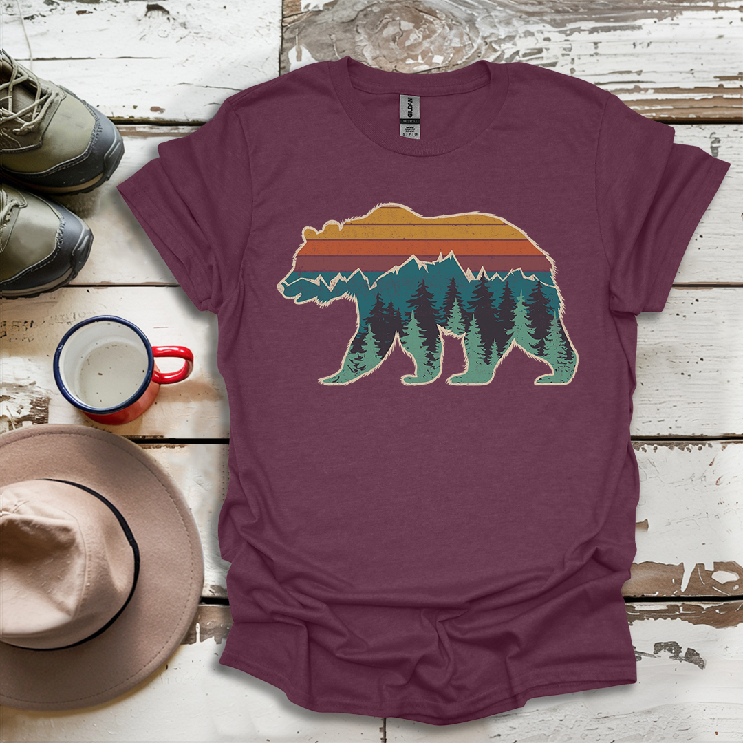 Bear Mountain Retro Vintage V1 T-Shirt