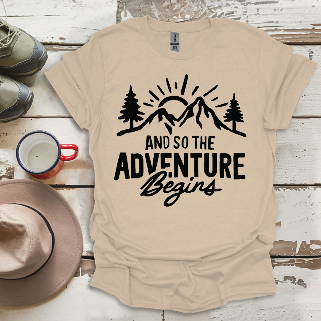 And So The advunture begin V1 T-Shirt