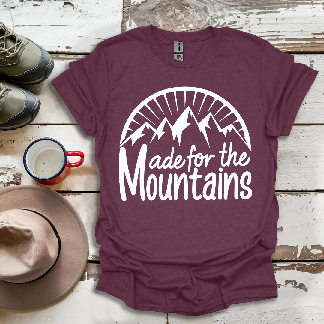 Hiking Outdoor Nature Made For The Mountains V6 T-Shirt