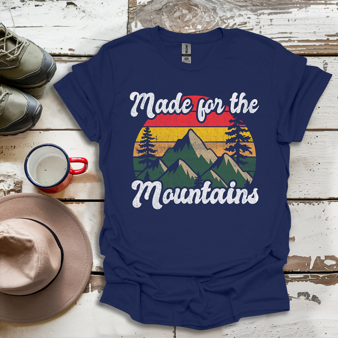 Hiking Outdoor Nature Made For The Mountains V3 T-Shirt