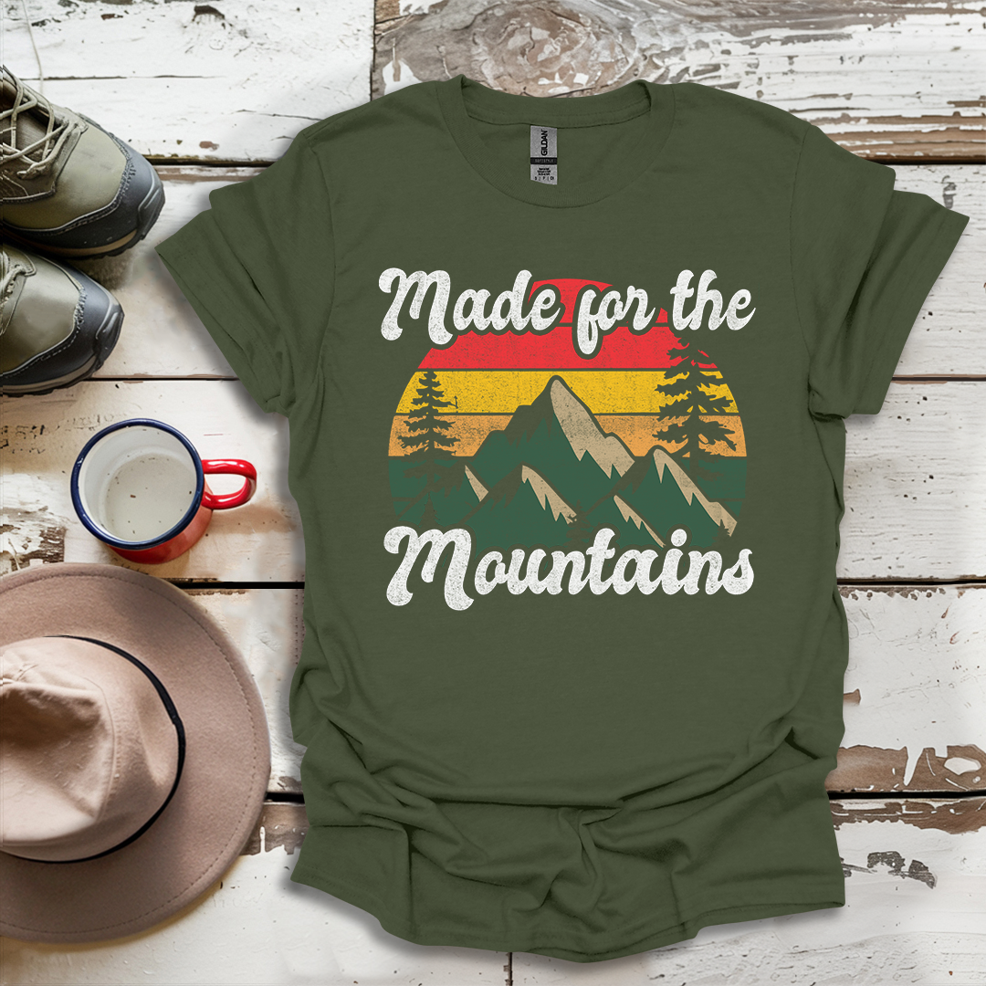Hiking Outdoor Nature Made For The Mountains V3 T-Shirt