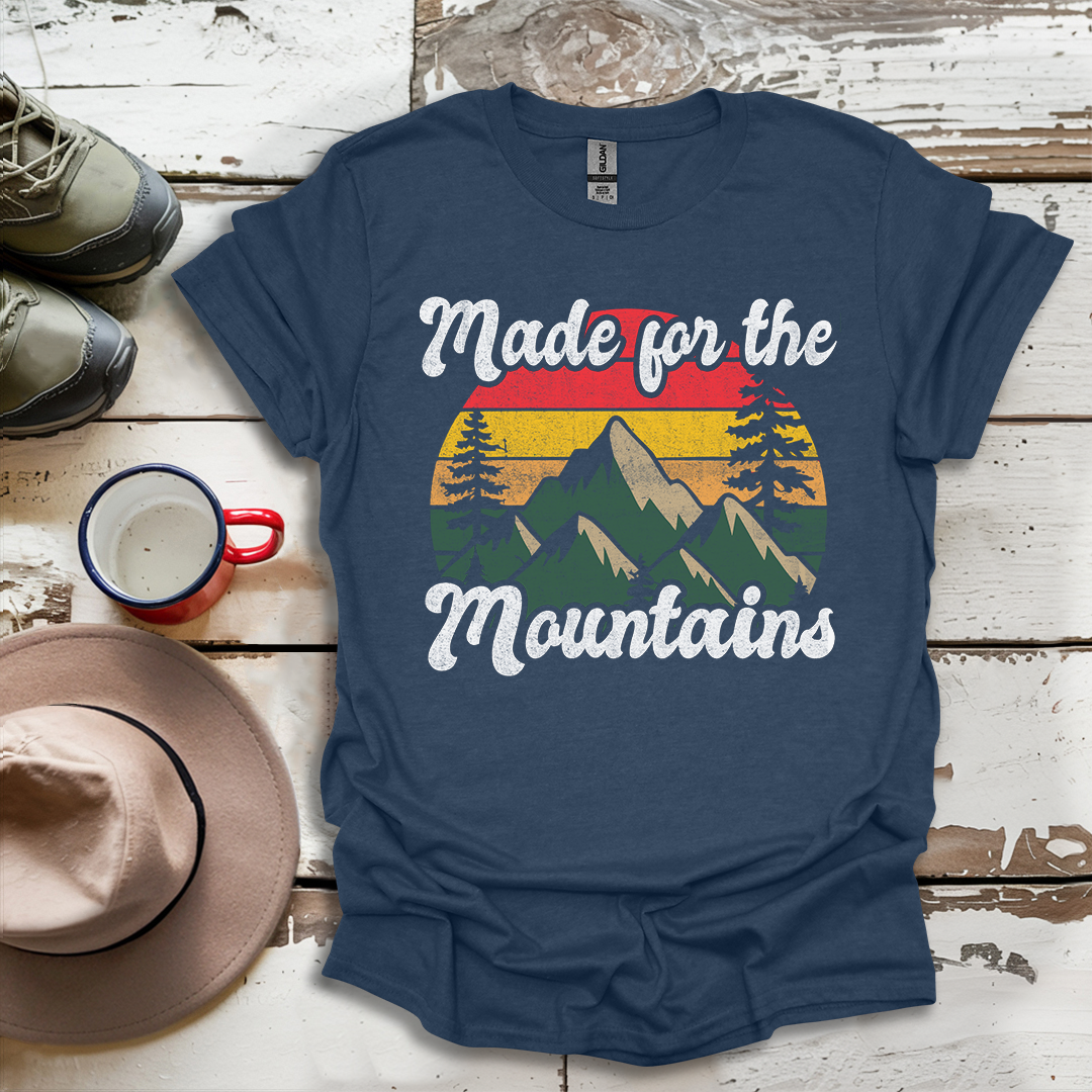Hiking Outdoor Nature Made For The Mountains V3 T-Shirt