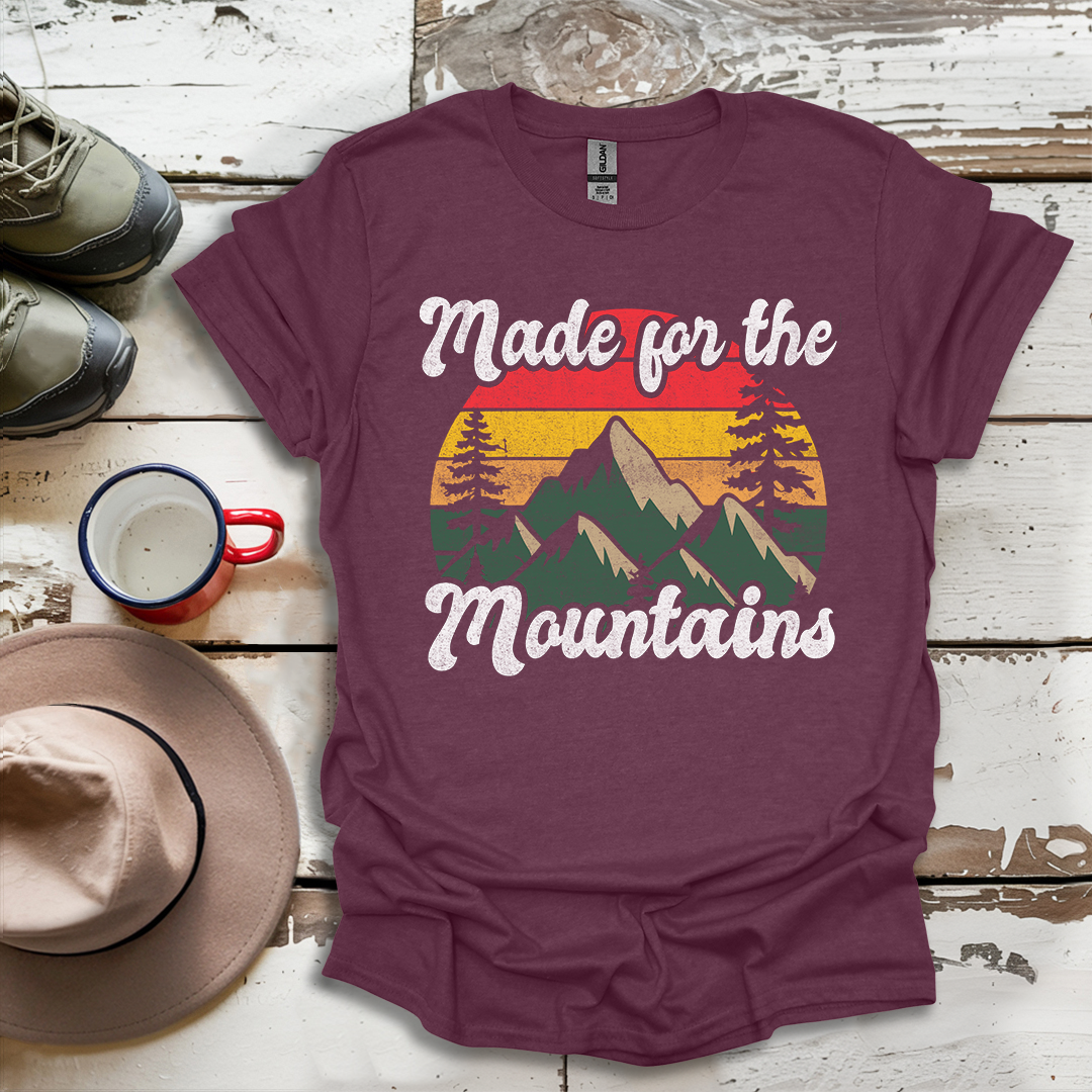 Hiking Outdoor Nature Made For The Mountains V3 T-Shirt