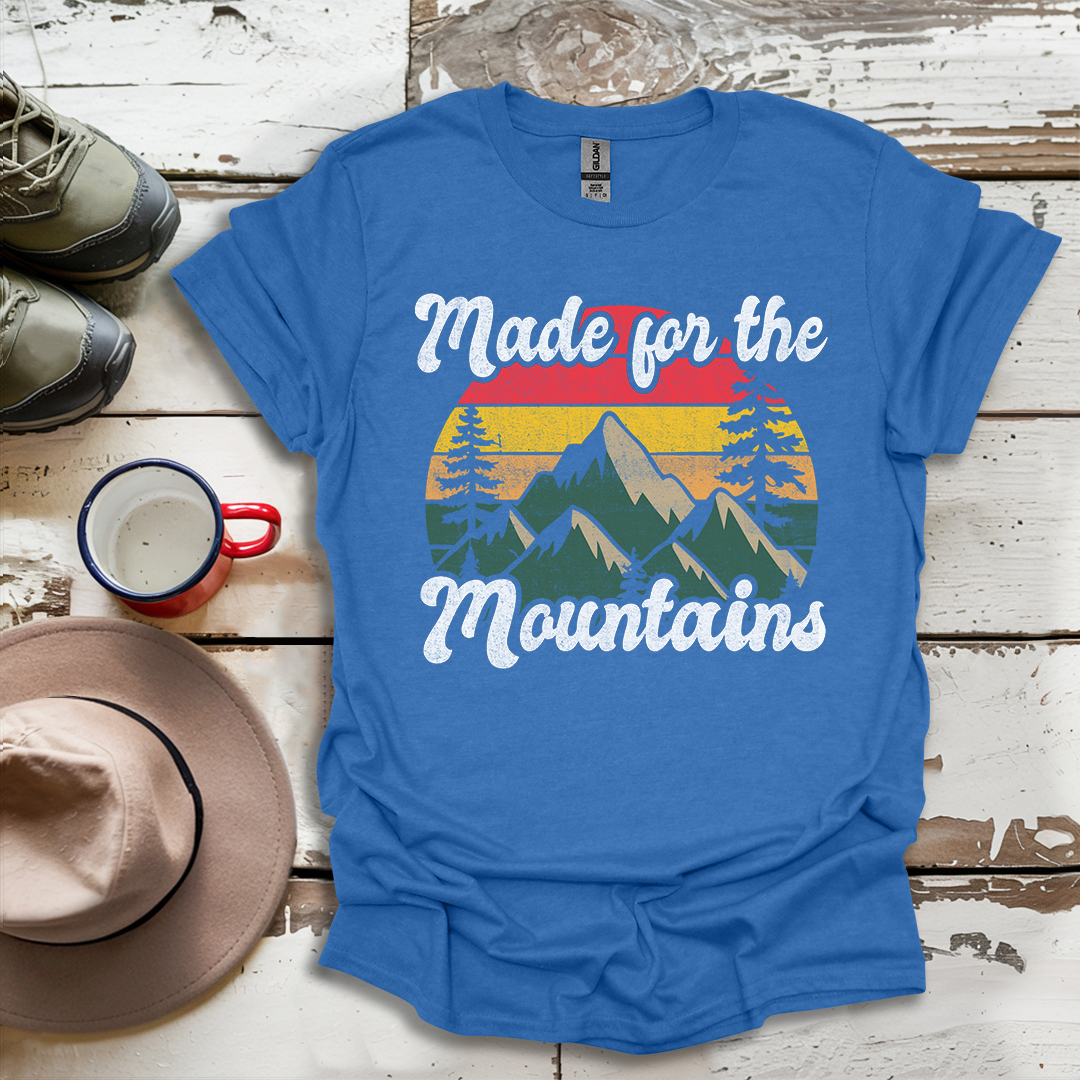 Hiking Outdoor Nature Made For The Mountains V3 T-Shirt