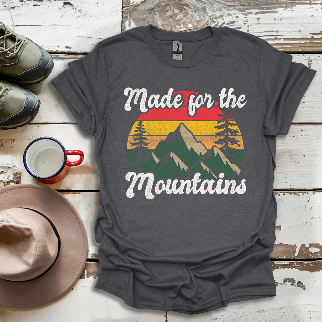 Hiking Outdoor Nature Made For The Mountains V3 T-Shirt