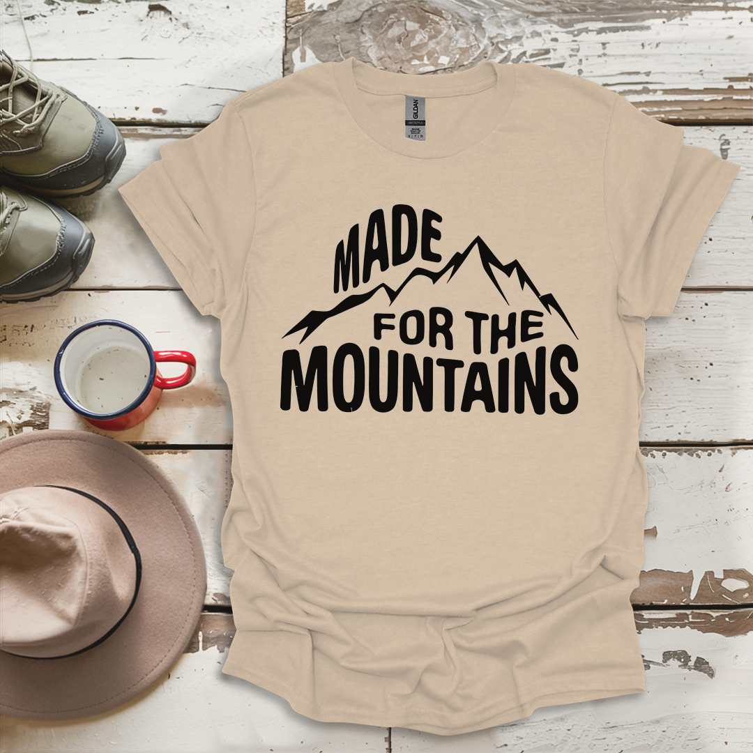 Hiking Outdoor Nature Made For The Mountains V7 T-Shirt