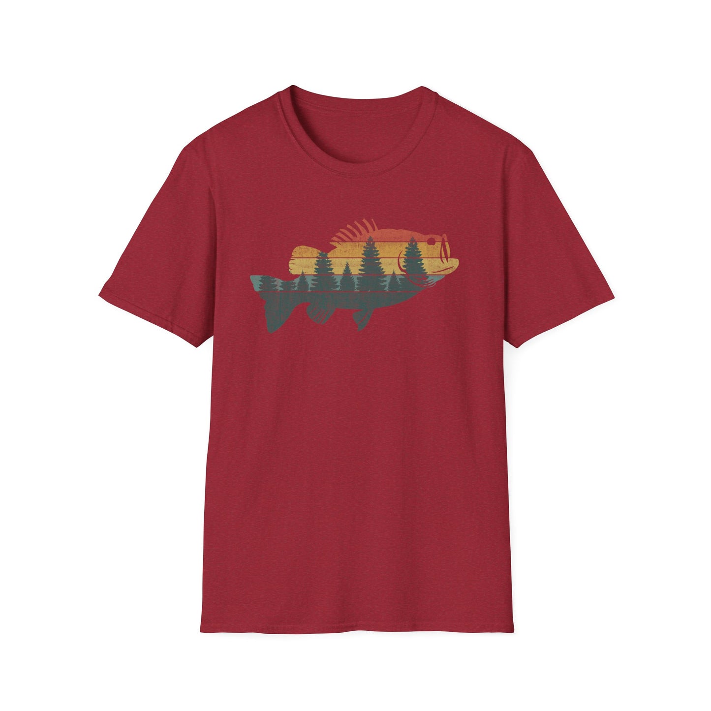 Fly Fishing Outdoor Forest Nature Fisherman Wildlife V2 T-Shirt