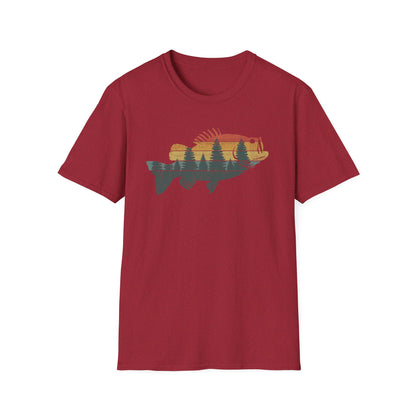 Fly Fishing Outdoor Forest Nature Fisherman Wildlife V2 T-Shirt