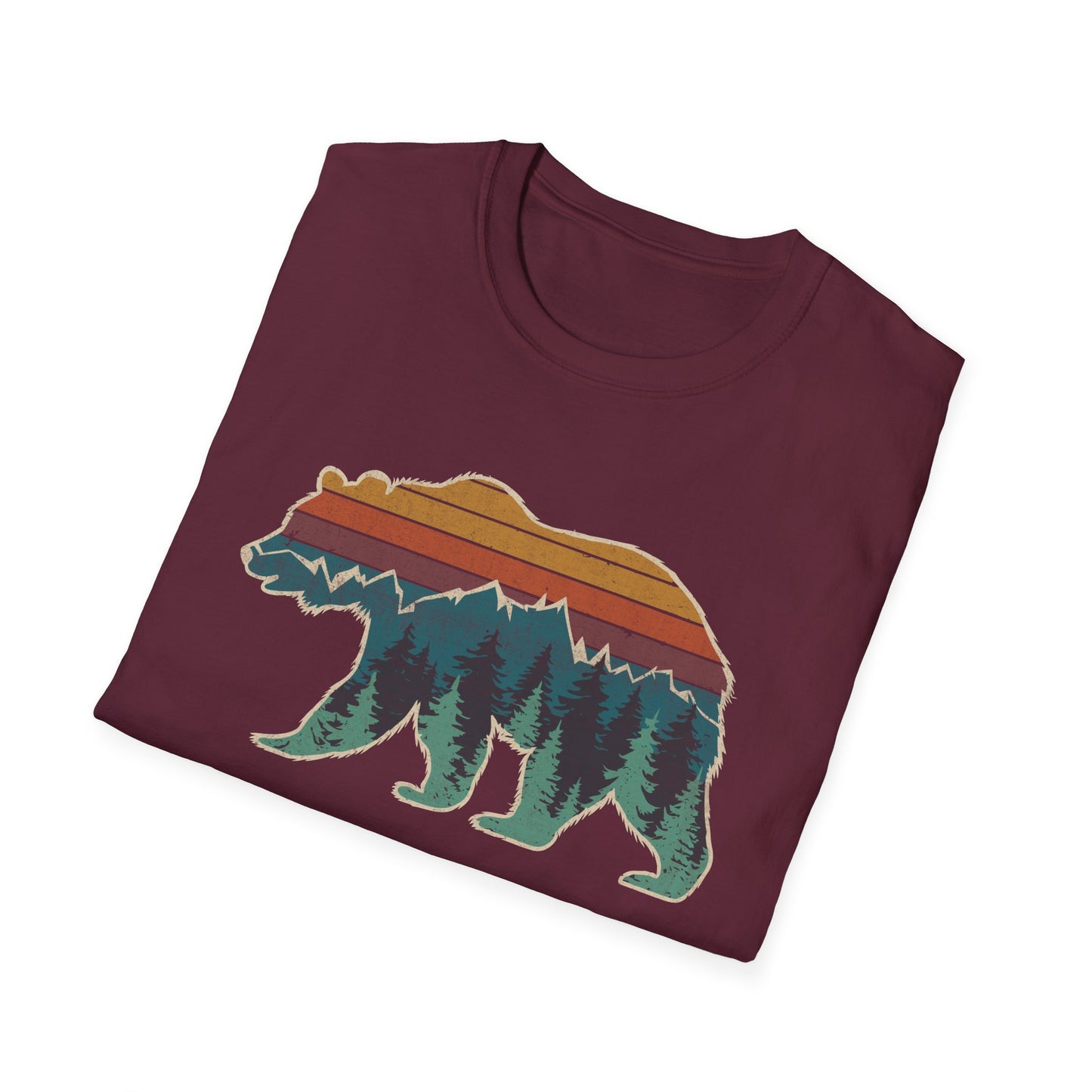 Bear Mountain Retro Vintage V1 T-Shirt
