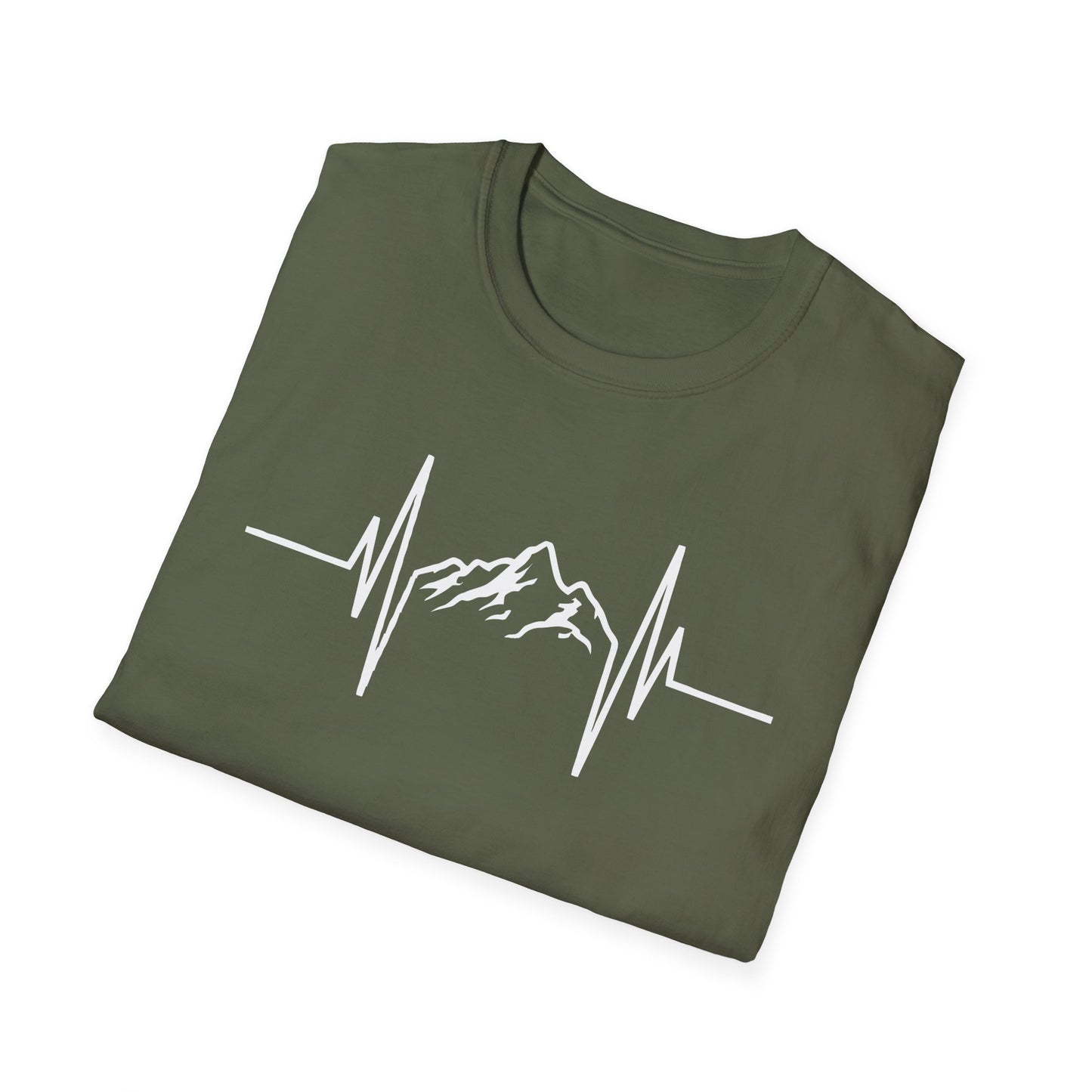 Mountains Hiking  Heartbeat Hiker Adventures V2 T-Shirt