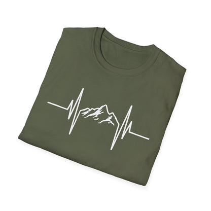 Mountains Hiking  Heartbeat Hiker Adventures V2 T-Shirt