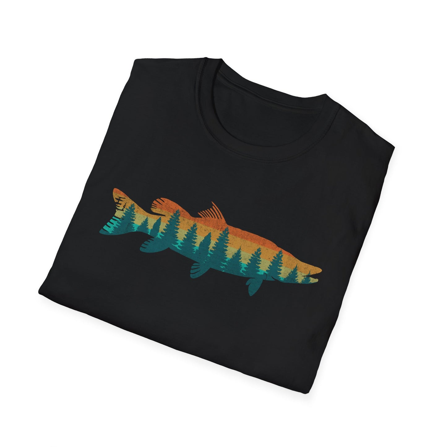 Fly Fishing Outdoor Forest Nature Fisherman Wildlife V3 T-Shirt