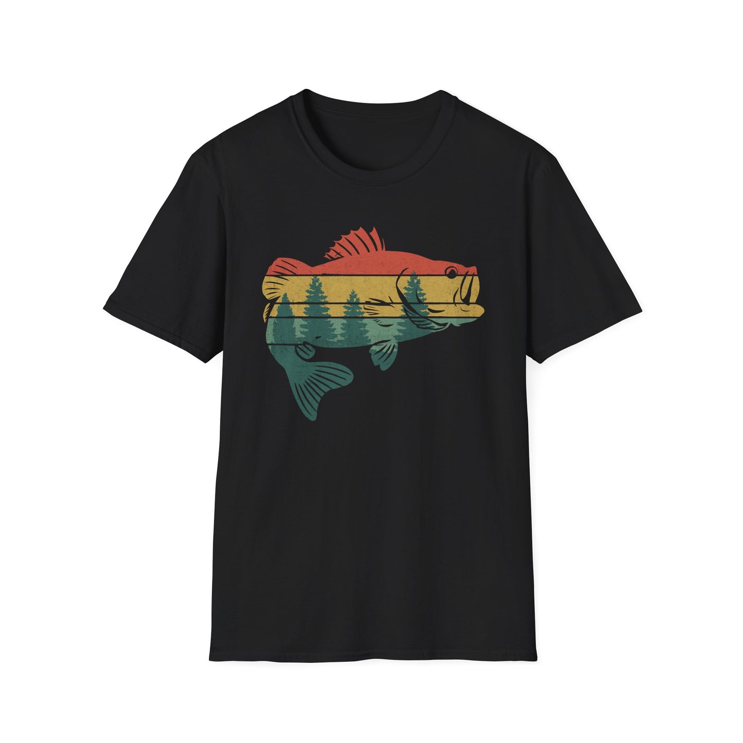 Fly Fishing Outdoor Forest Nature Fisherman Wildlife V4 T-Shirt