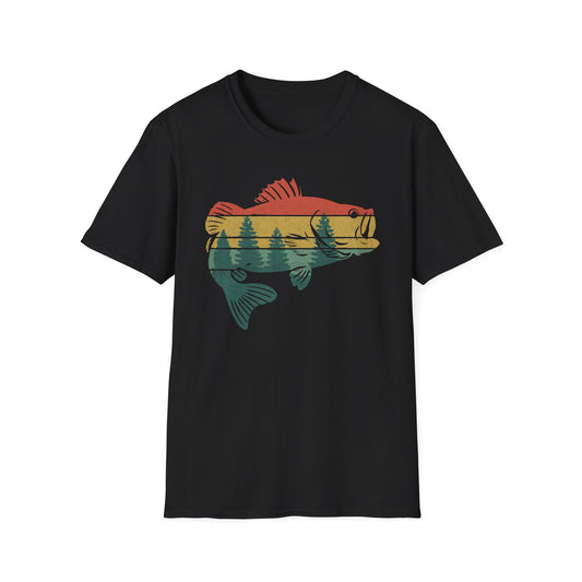 Fly Fishing Outdoor Forest Nature Fisherman Wildlife V4 T-Shirt