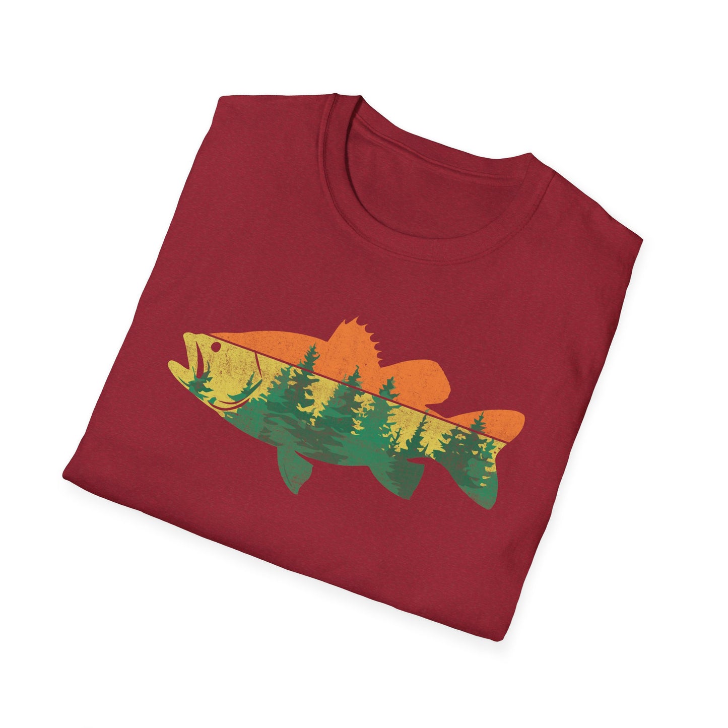 Fly Fishing Outdoor Forest Nature Fisherman Wildlife V1 T-Shirt