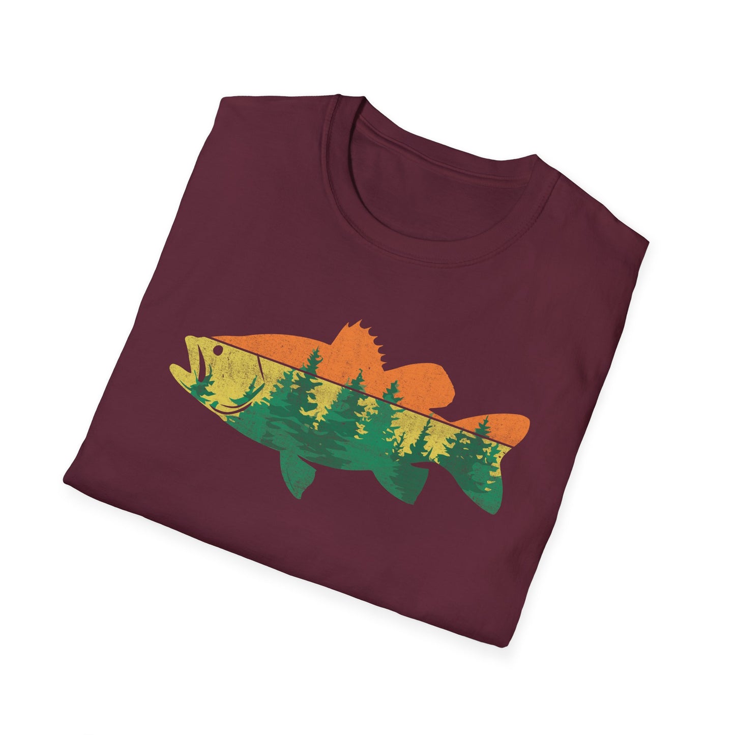 Fly Fishing Outdoor Forest Nature Fisherman Wildlife V1 T-Shirt