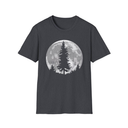 Moon Outdoor Trees Hikers T-Shirt
