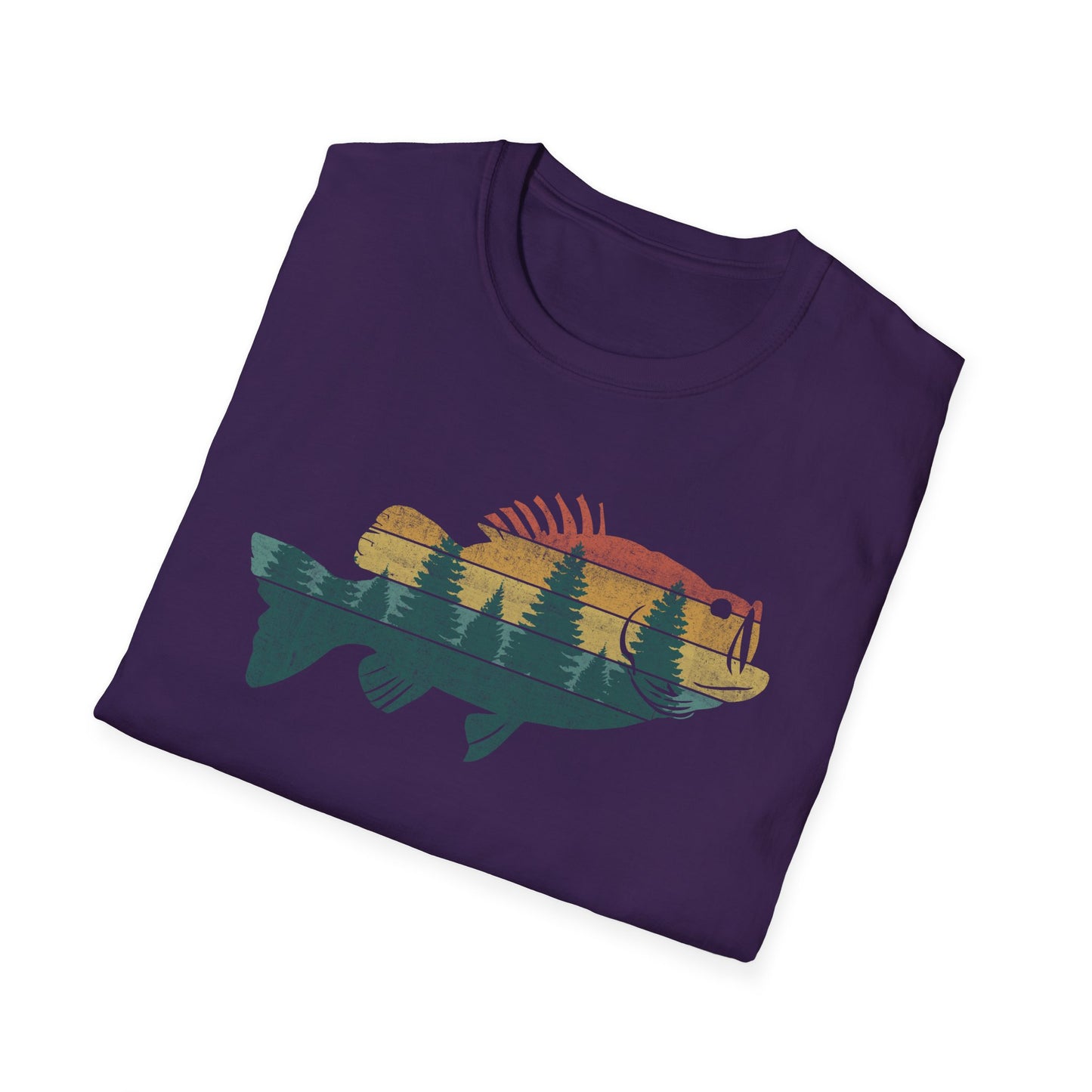 Fly Fishing Outdoor Forest Nature Fisherman Wildlife V2 T-Shirt