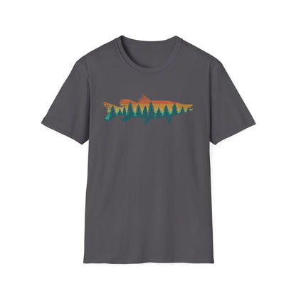 Fly Fishing Outdoor Forest Nature Fisherman Wildlife V3 T-Shirt