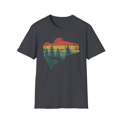 Fly Fishing Outdoor Forest Nature Fisherman Wildlife V4 T-Shirt