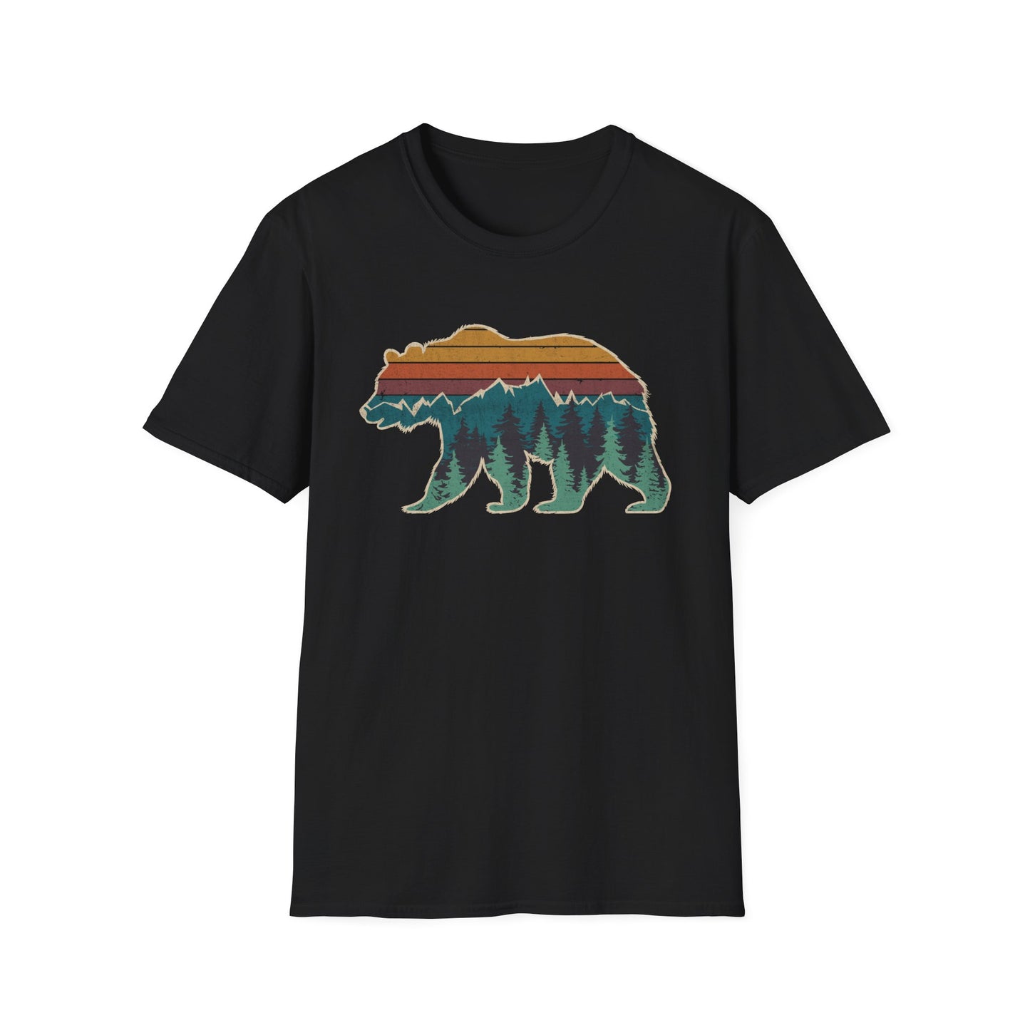 Bear Mountain Retro Vintage V1 T-Shirt